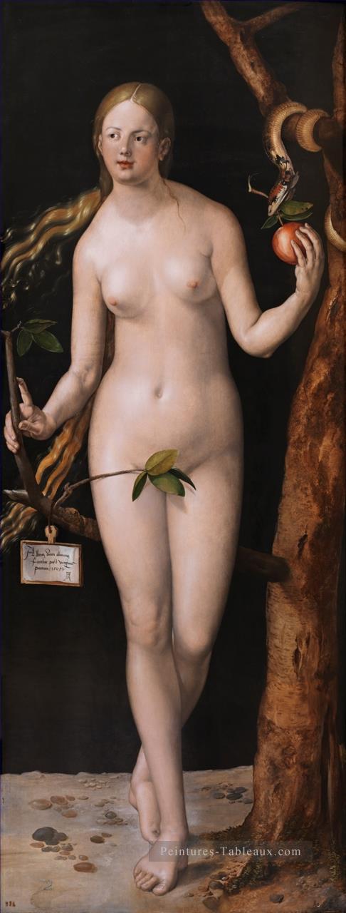 Eve Renaissance Albrecht Dürer Peintures à l'huile